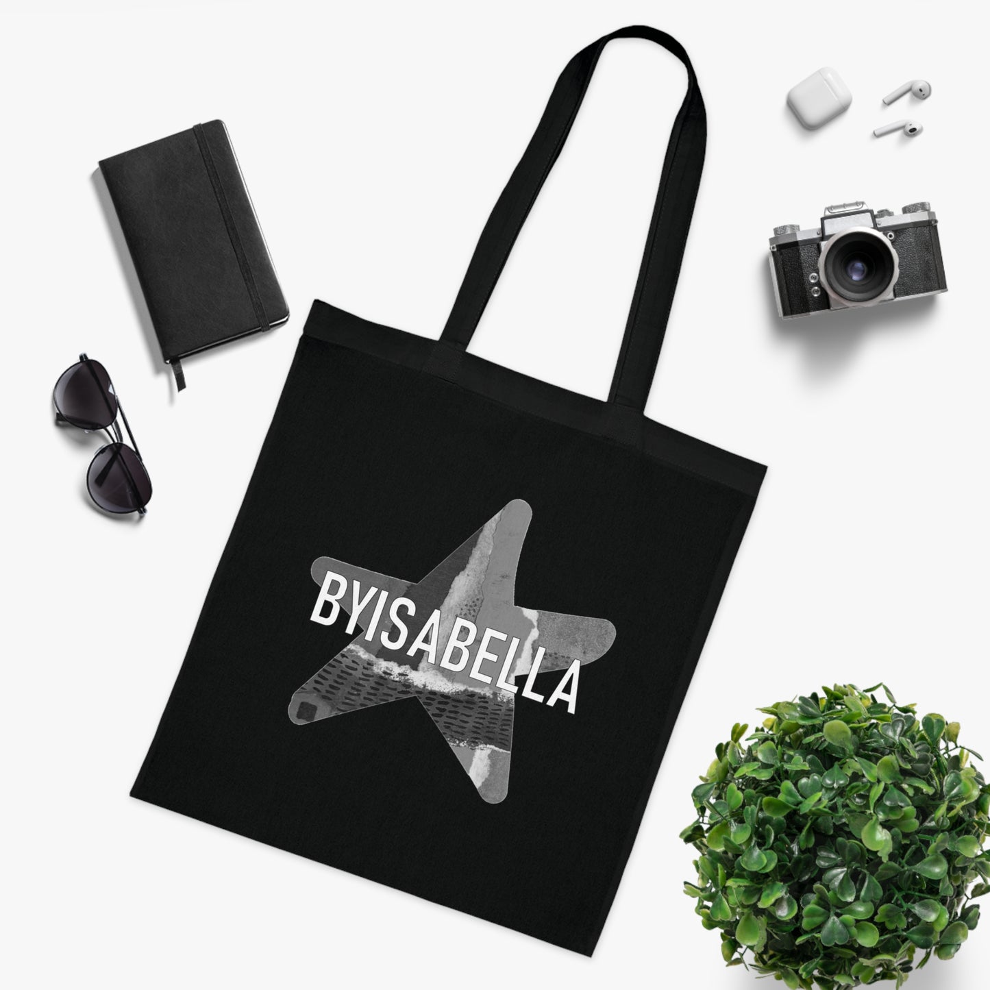 'Mono' Logo Cotton Tote