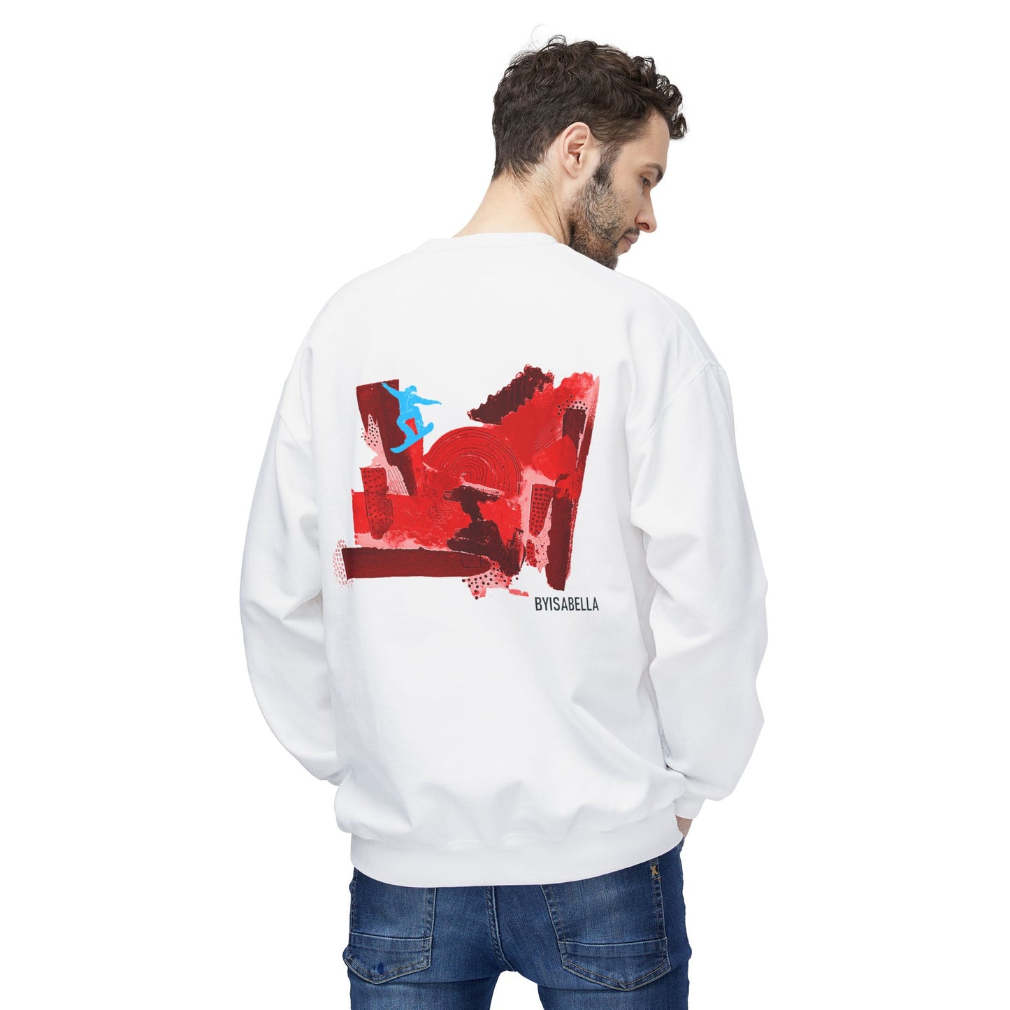 'Hot' Ski Club unisex boarder sweatshirt