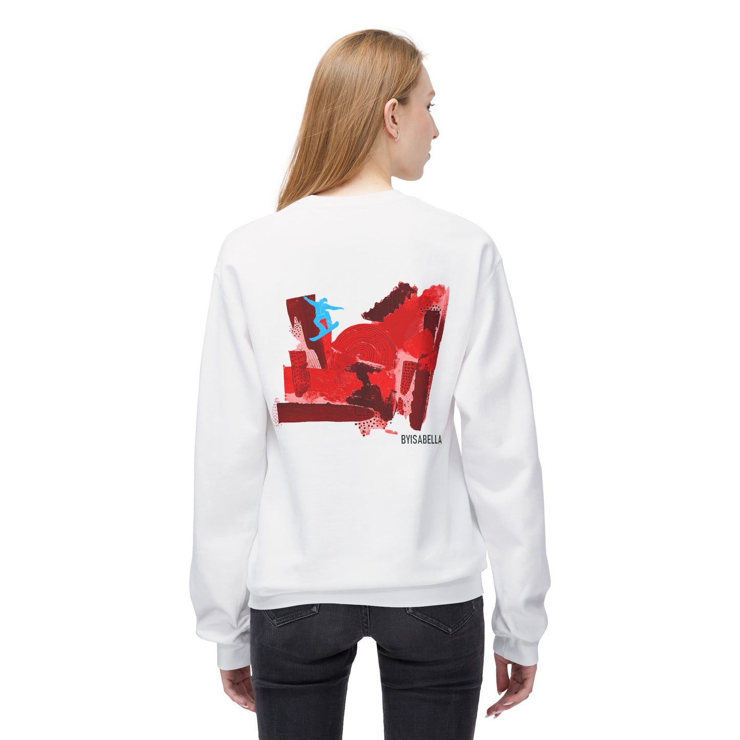 'Hot' Ski Club unisex boarder sweatshirt