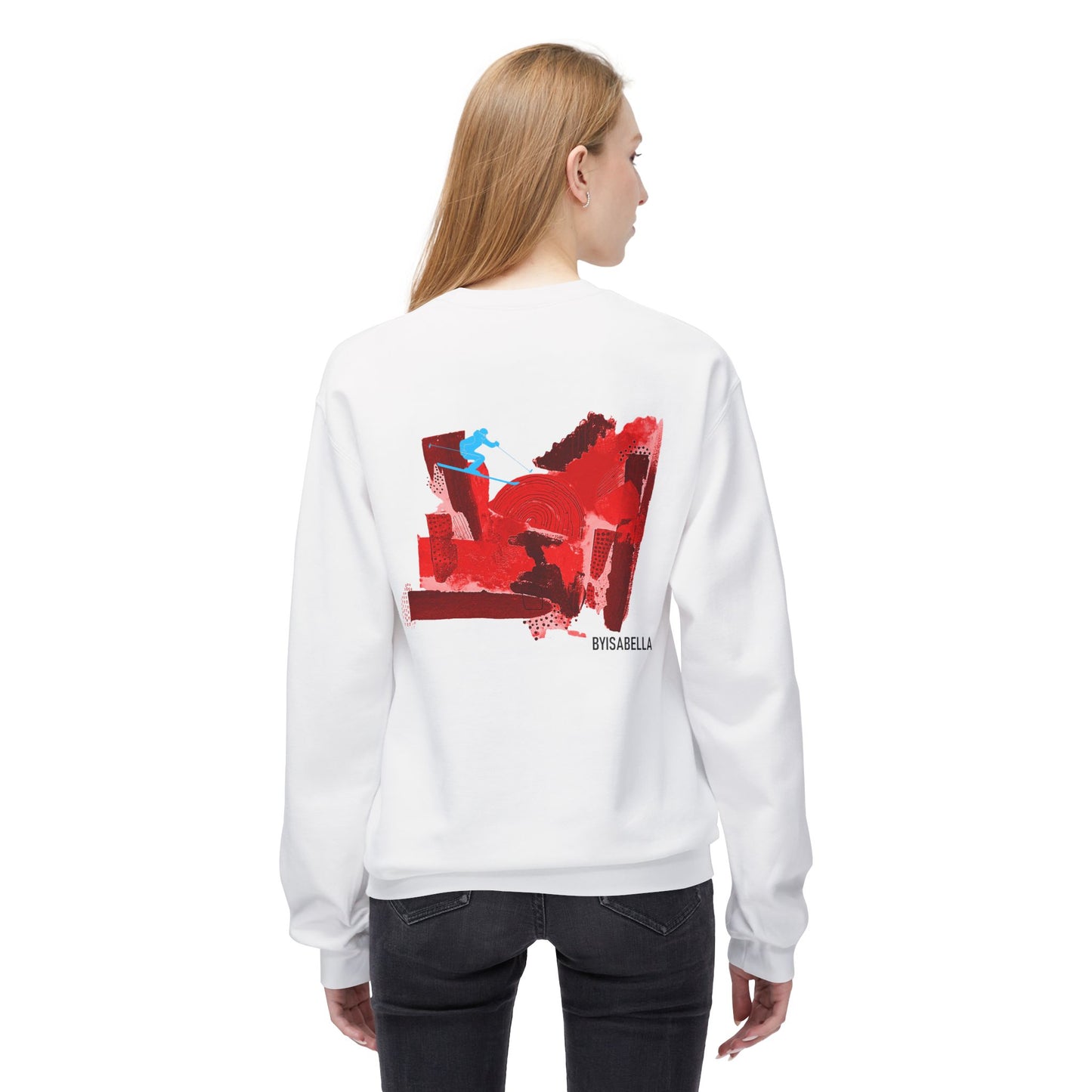 'Hot' Ski Club unisex skier sweatshirt