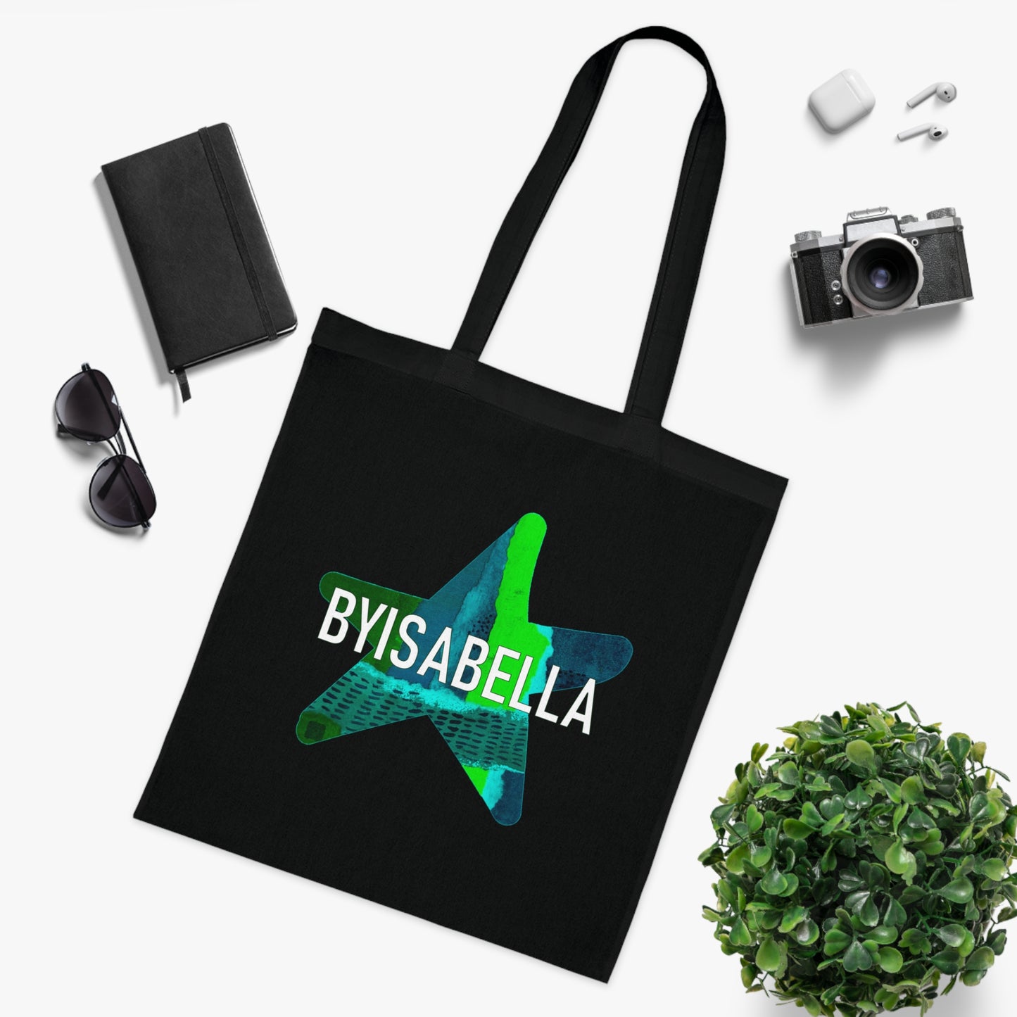 'Deep' Logo Cotton Tote