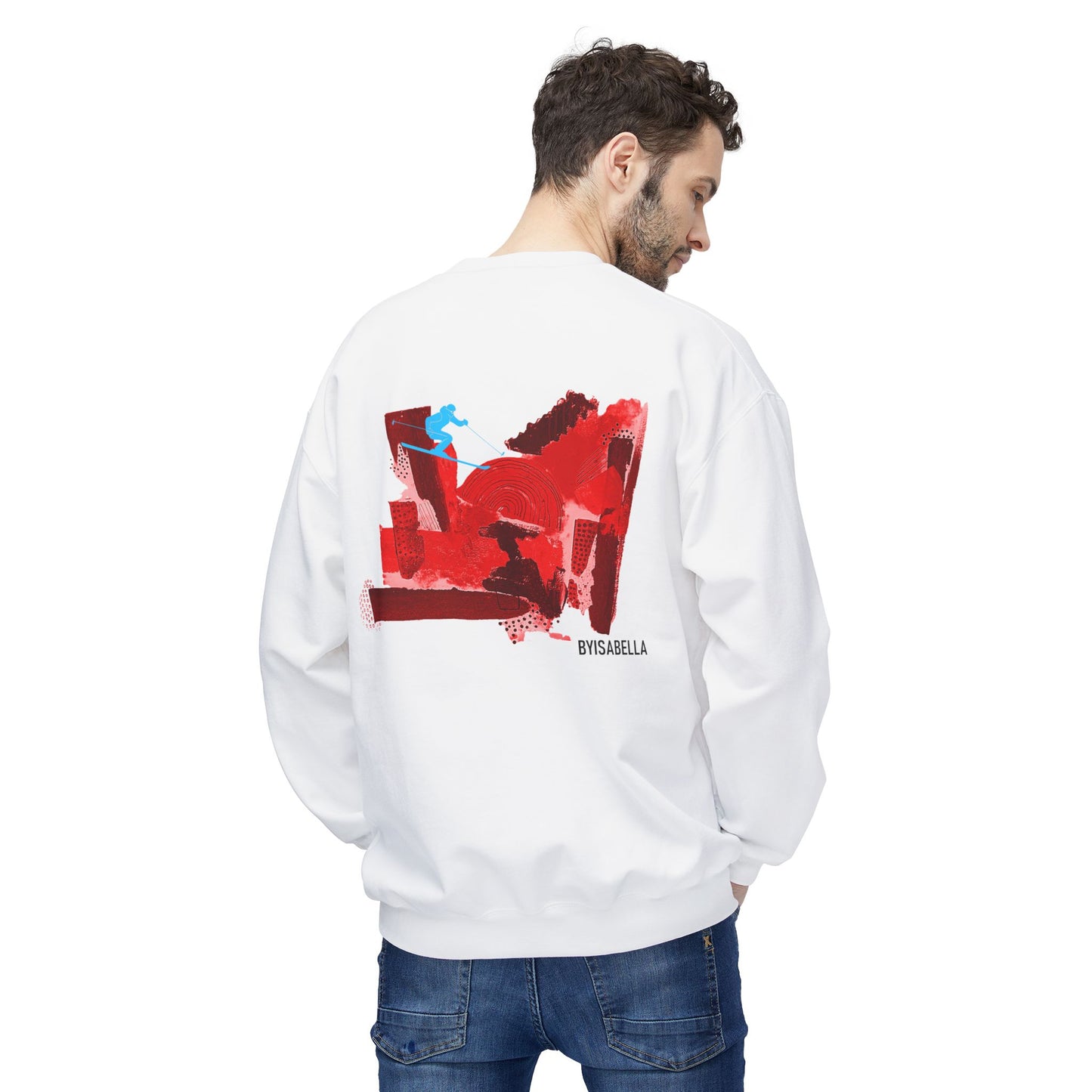 'Hot' Ski Club unisex skier sweatshirt