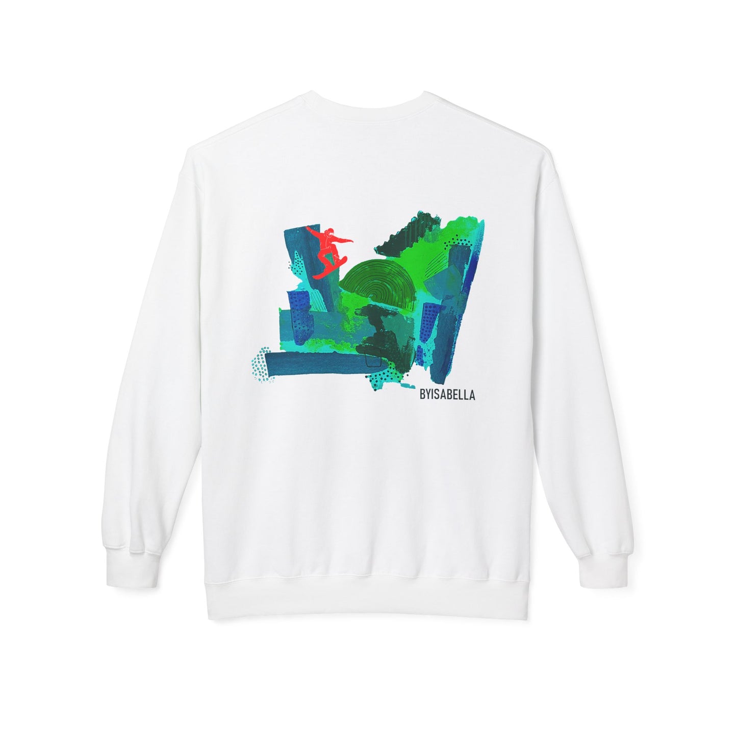 'Deep' Ski Club unisex boarder sweatshirt