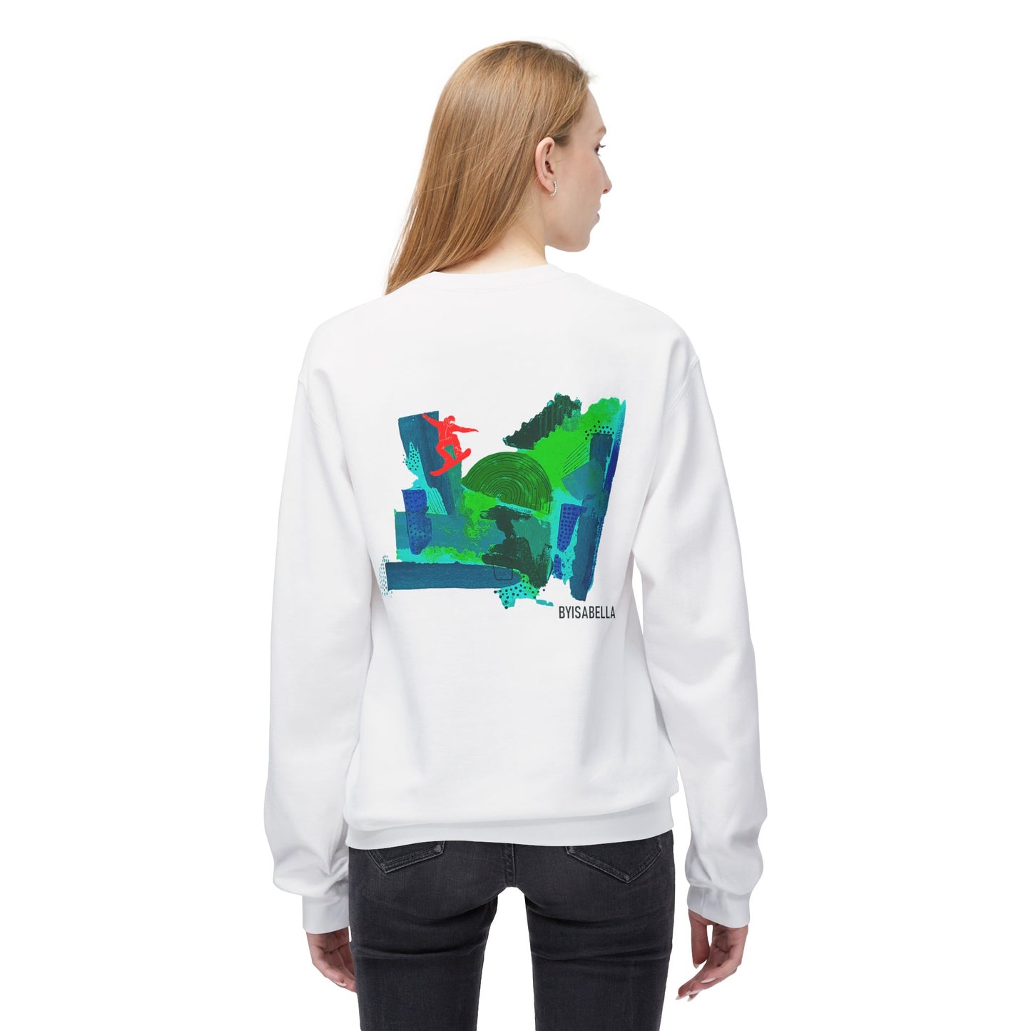 'Deep' Ski Club unisex boarder sweatshirt