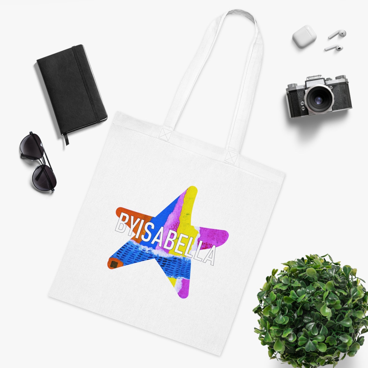 'Jester' Logo Cotton Tote