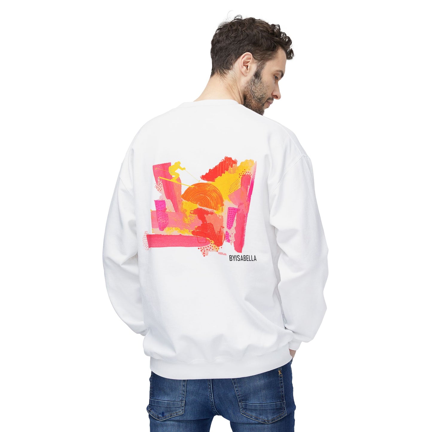 'Sherbet' Ski Club unisex skier sweatshirt