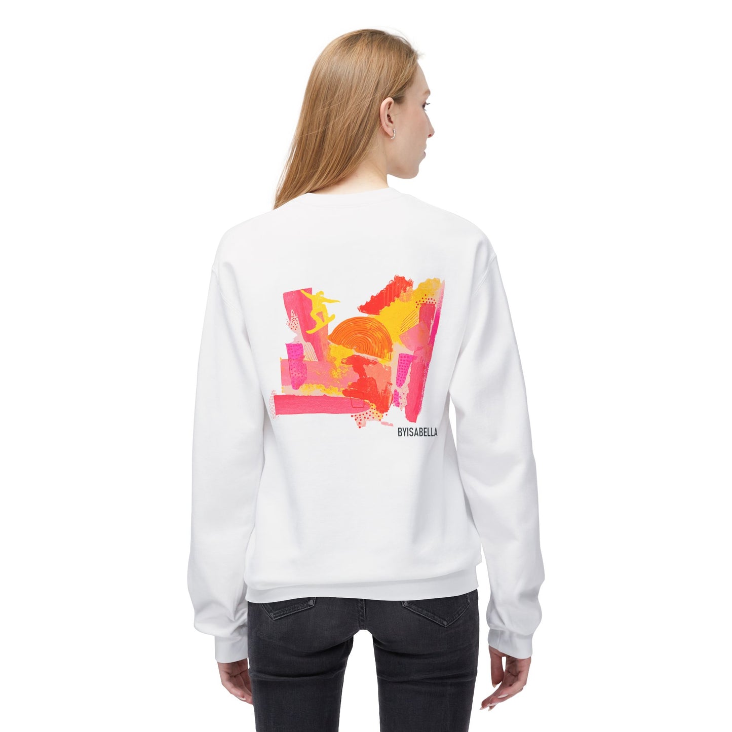 'Sherbet' Ski Club unisex boarder sweatshirt