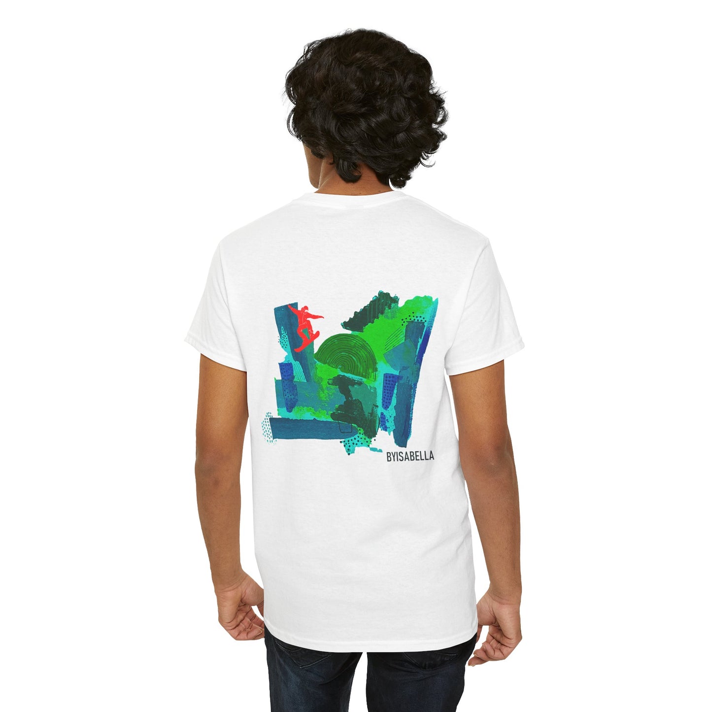 'Deep' Ski Club unisex classic tee - boarder