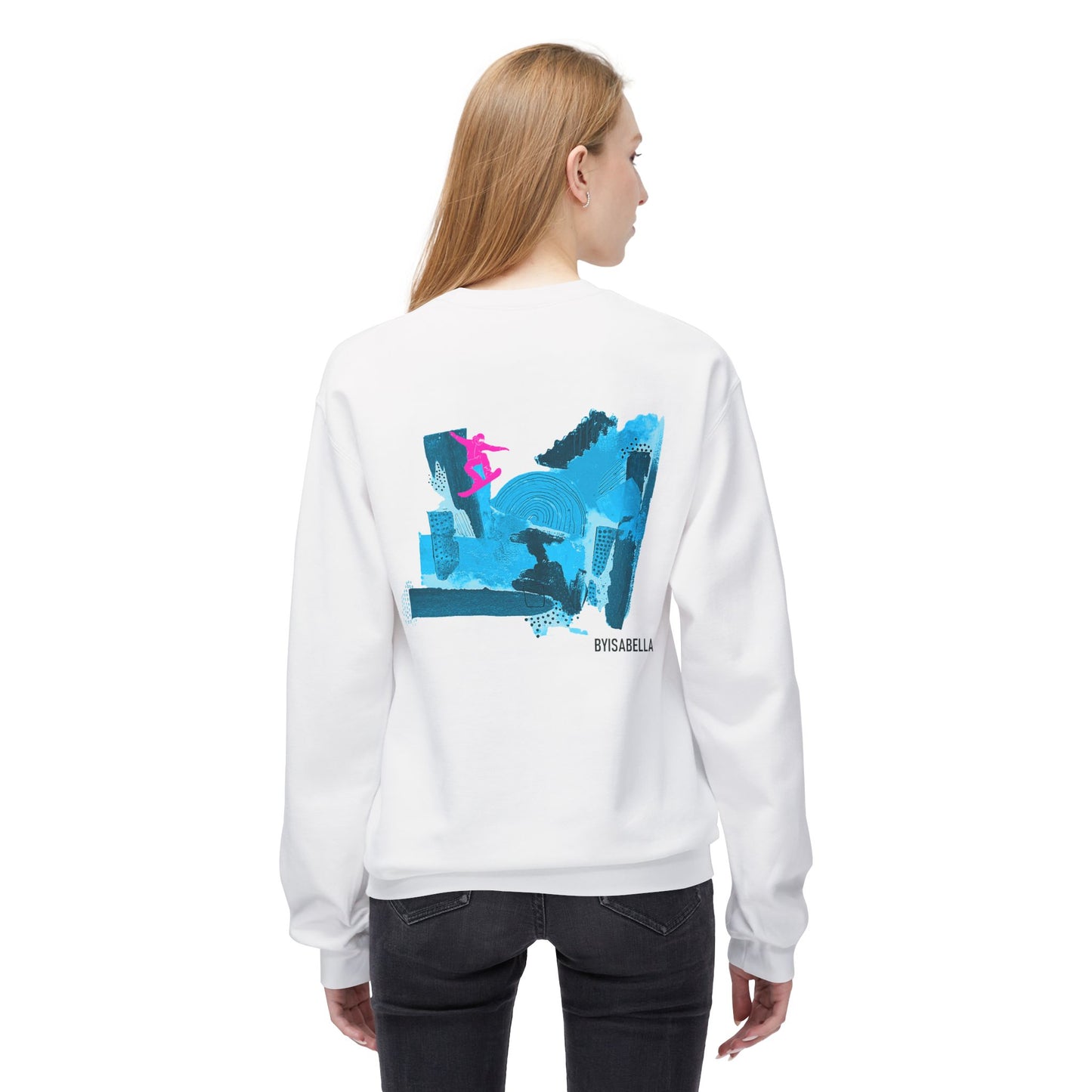 'Azure' Ski Club unisex boarder sweatshirt