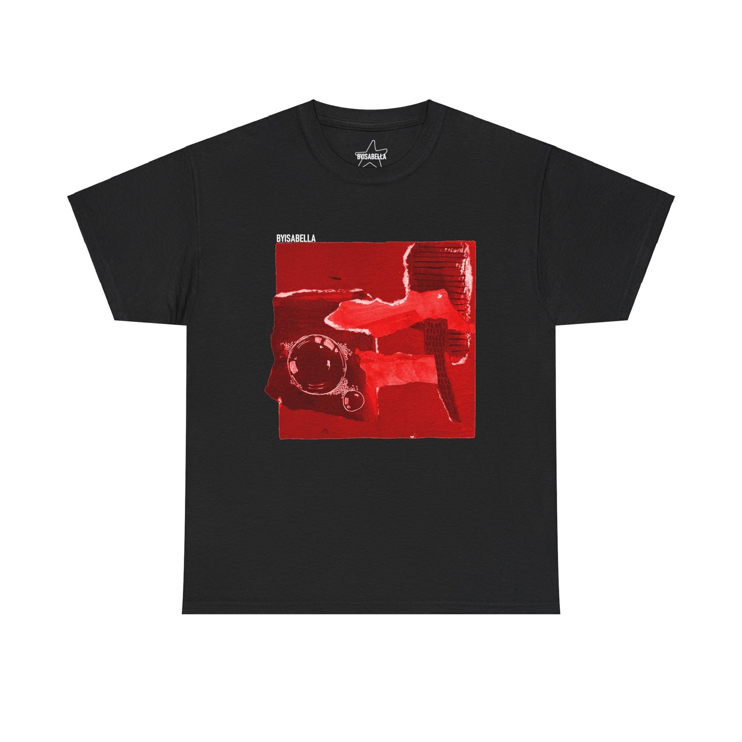 A classic unisex T-Shirt with hot red byisabella No.3 design