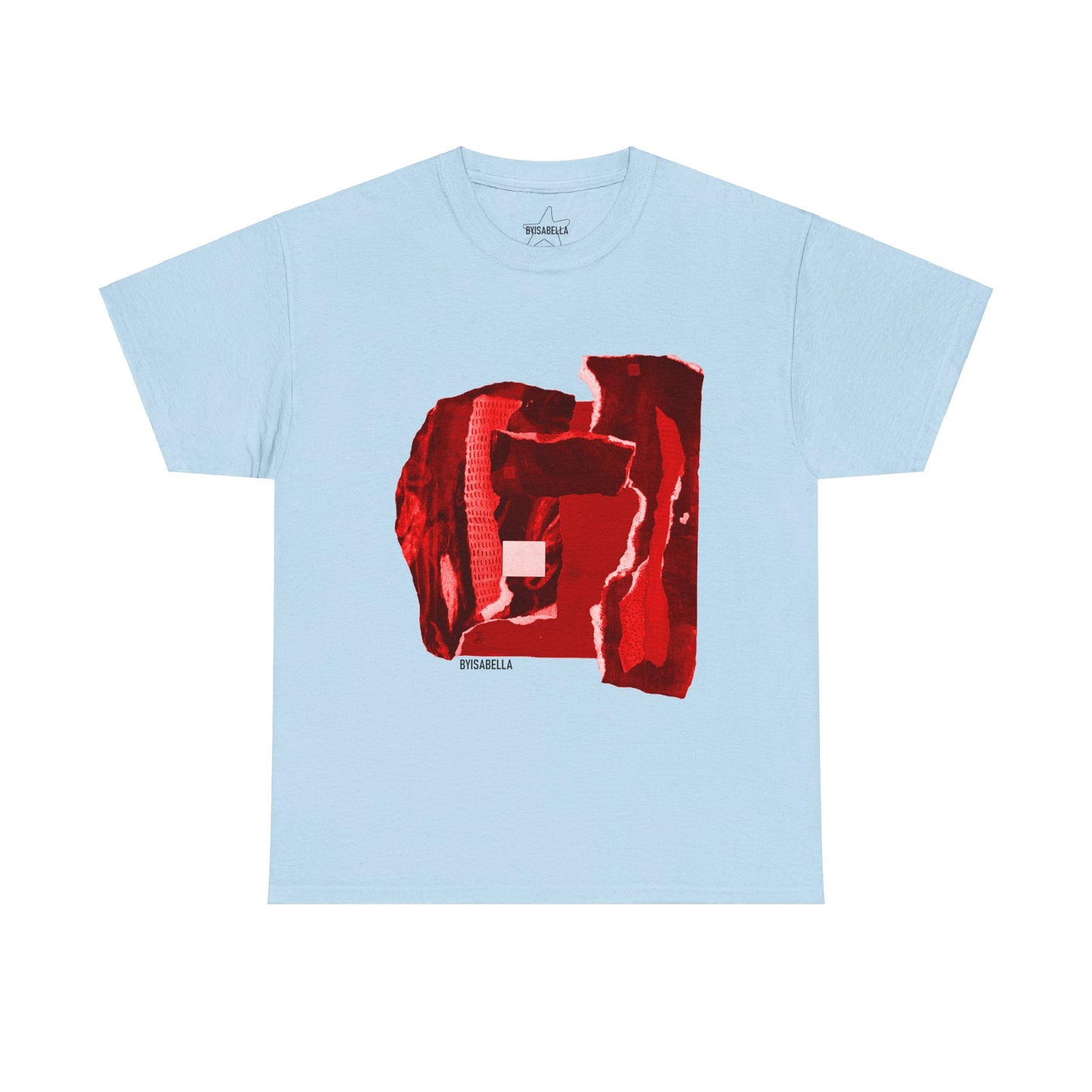 A classic unisex T-Shirt with hot red byisabella No.5 design