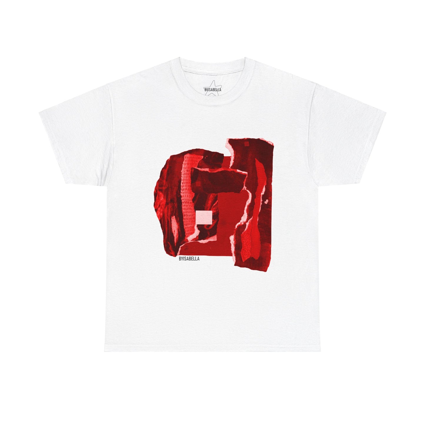 A classic unisex T-Shirt with hot red byisabella No.5 design