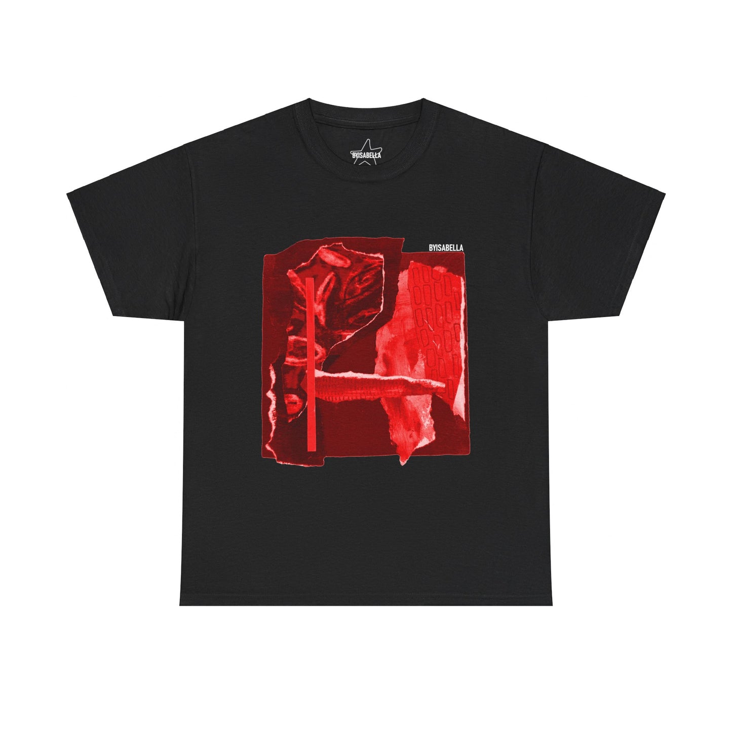 A classic unisex T-Shirt with hot red byisabella No.8 design