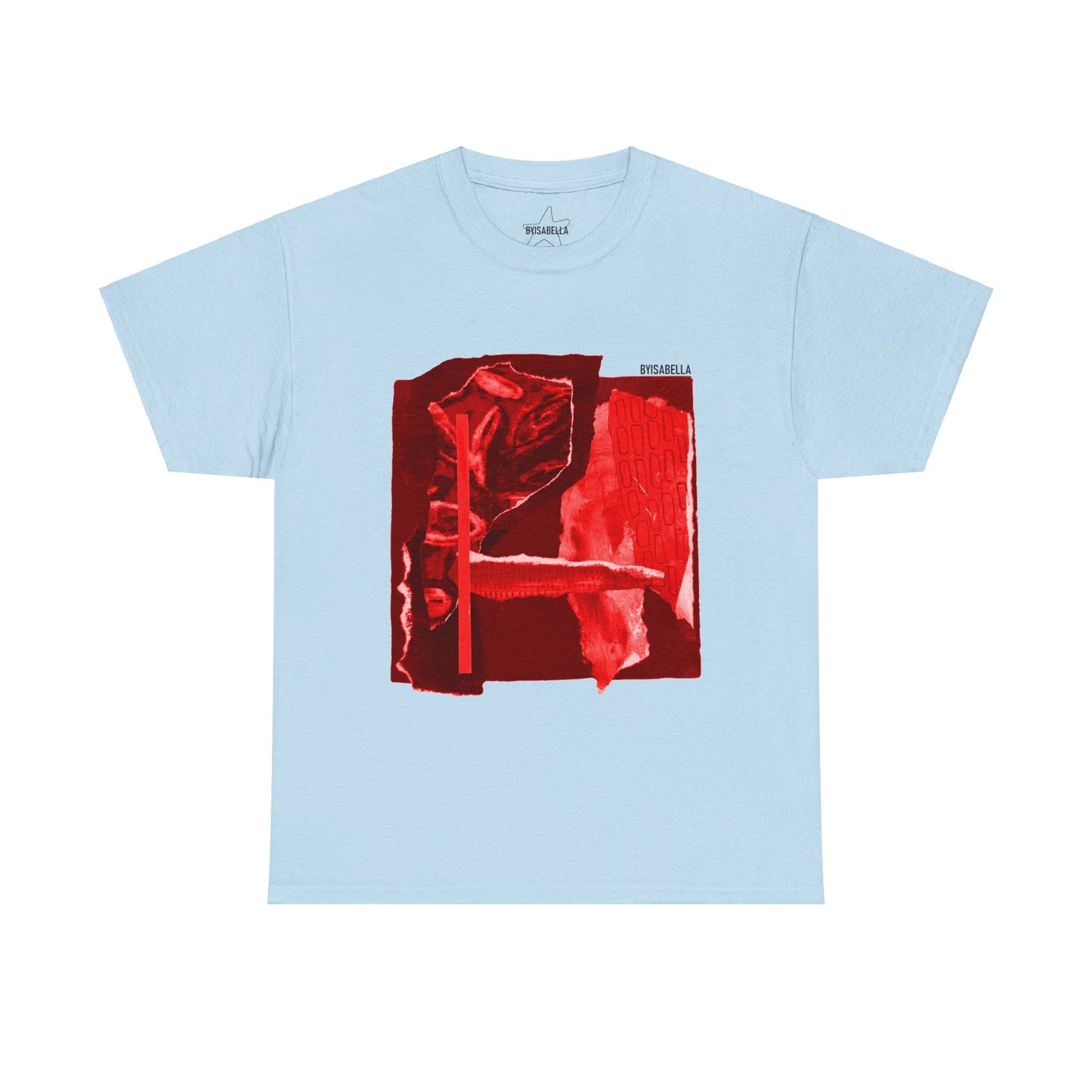 A classic unisex T-Shirt with hot red byisabella No.8 design