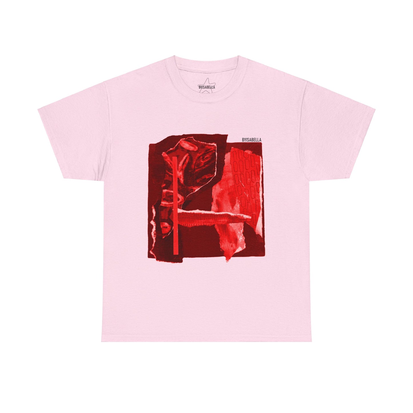 A classic unisex T-Shirt with hot red byisabella No.8 design