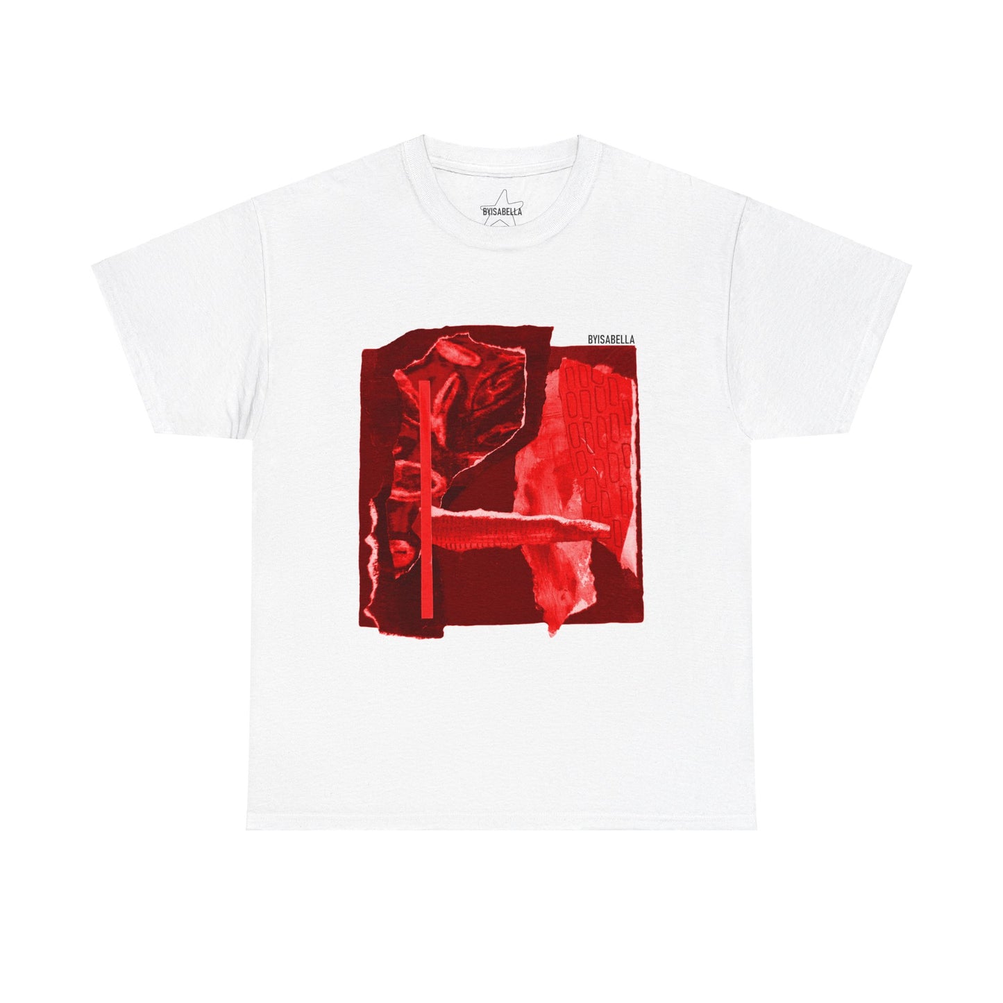 A classic unisex T-Shirt with hot red byisabella No.8 design