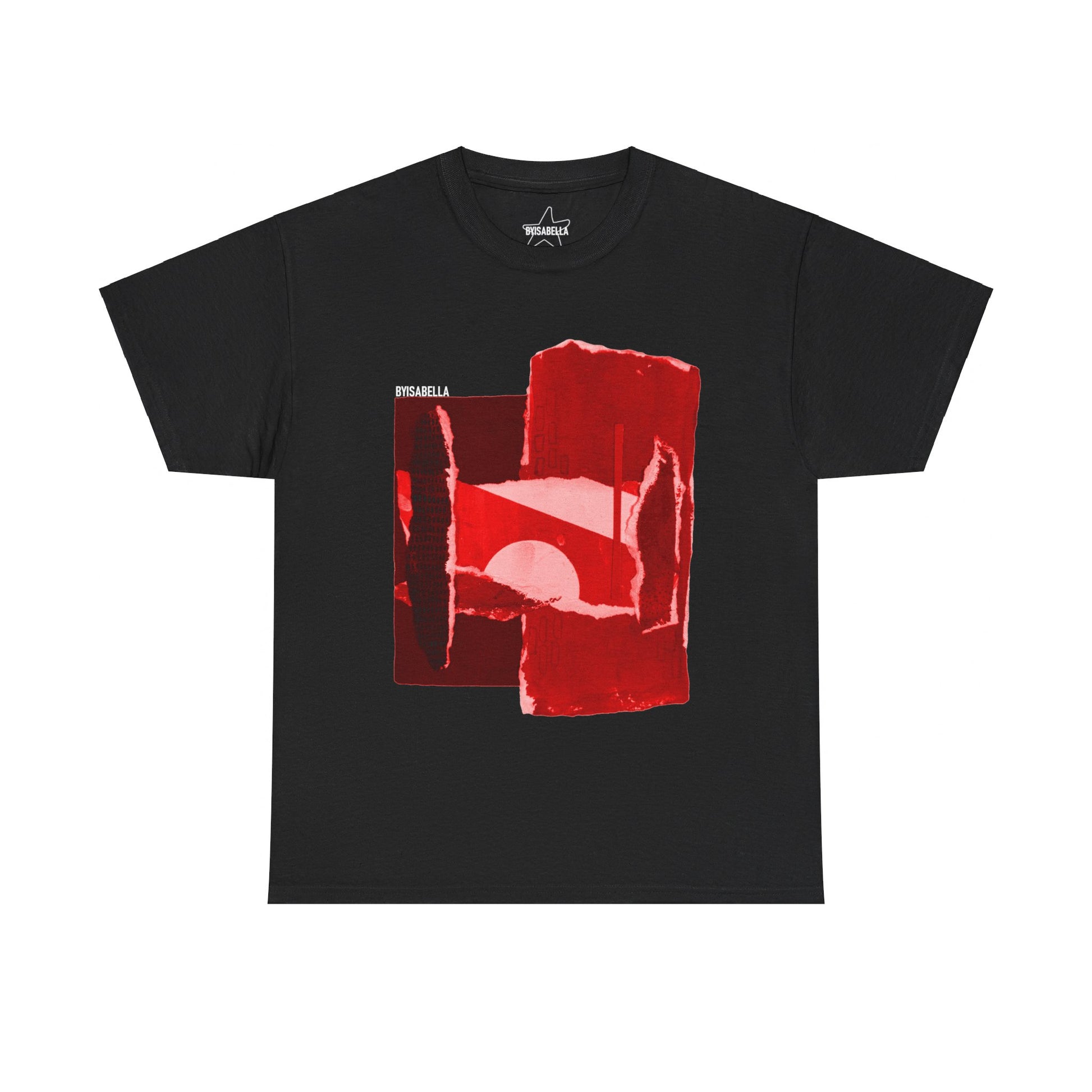 A classic unisex T-Shirt with hot red byisabella No.9 design