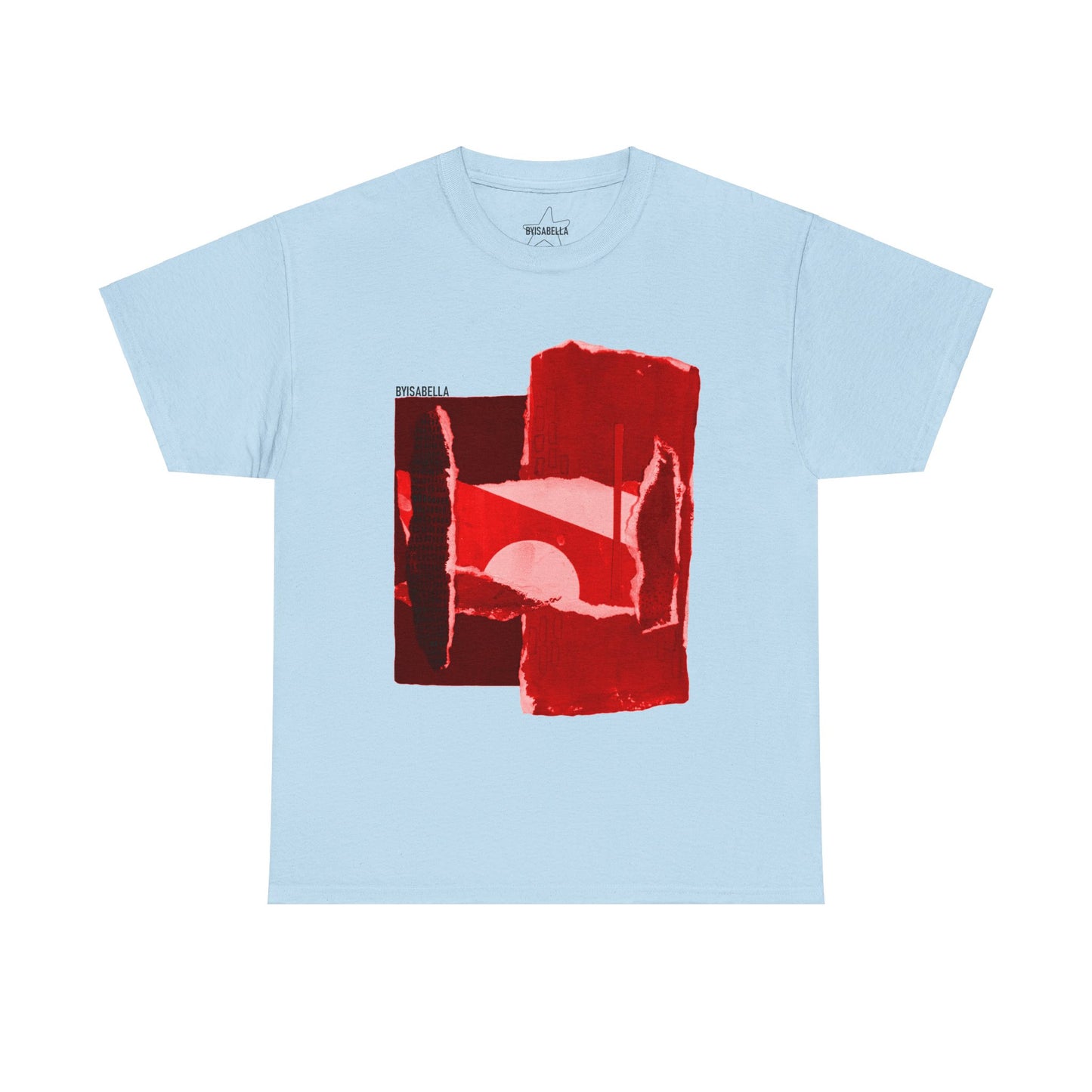 A classic unisex T-Shirt with hot red byisabella No.9 design