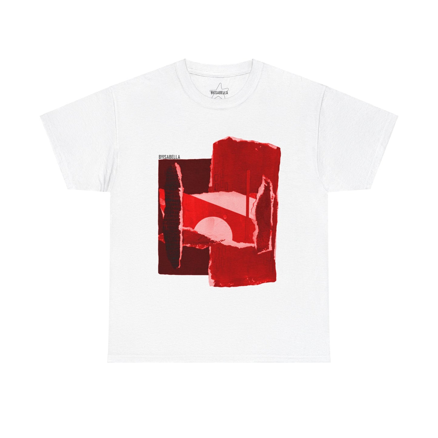A classic unisex T-Shirt with hot red byisabella No.9 design